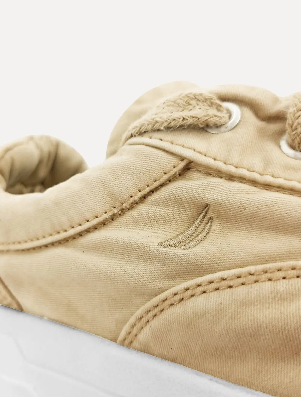 Tênis Nautica Masculino Denim Sailboat Logo Fanton Caqui Claro