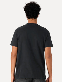 Camiseta Levis Masculina Orange Logo Batwing Preta