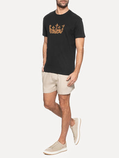 Camiseta Osklen Masculina Regular Vintage Lazuli Crown Preta