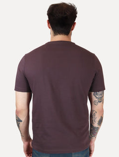 Camiseta Individual Masculina Comfort Logo Roxo
