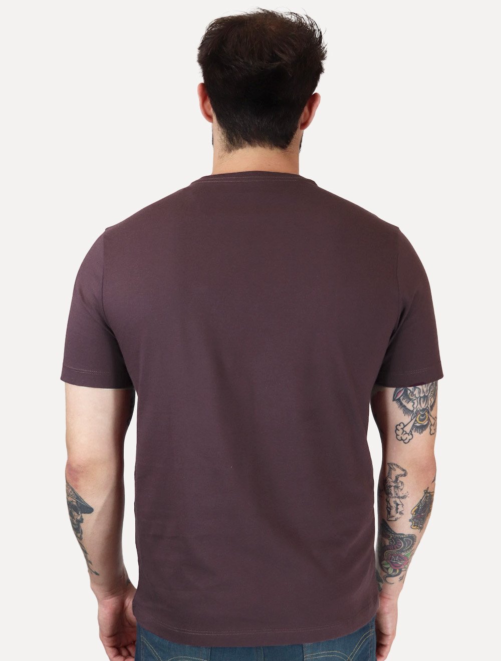 Camiseta Individual Masculina Comfort Logo Roxo