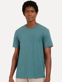 Camiseta Aramis Masculina Basic Lisa Verde Esmeralda