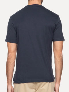 Camiseta Aramis Masculina Estampa Assinatura 1995 Peito Azul Marinho