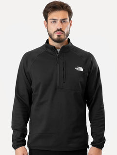 Blusa The North Face Masculina Fleece Canyonlands Half Zip Preta