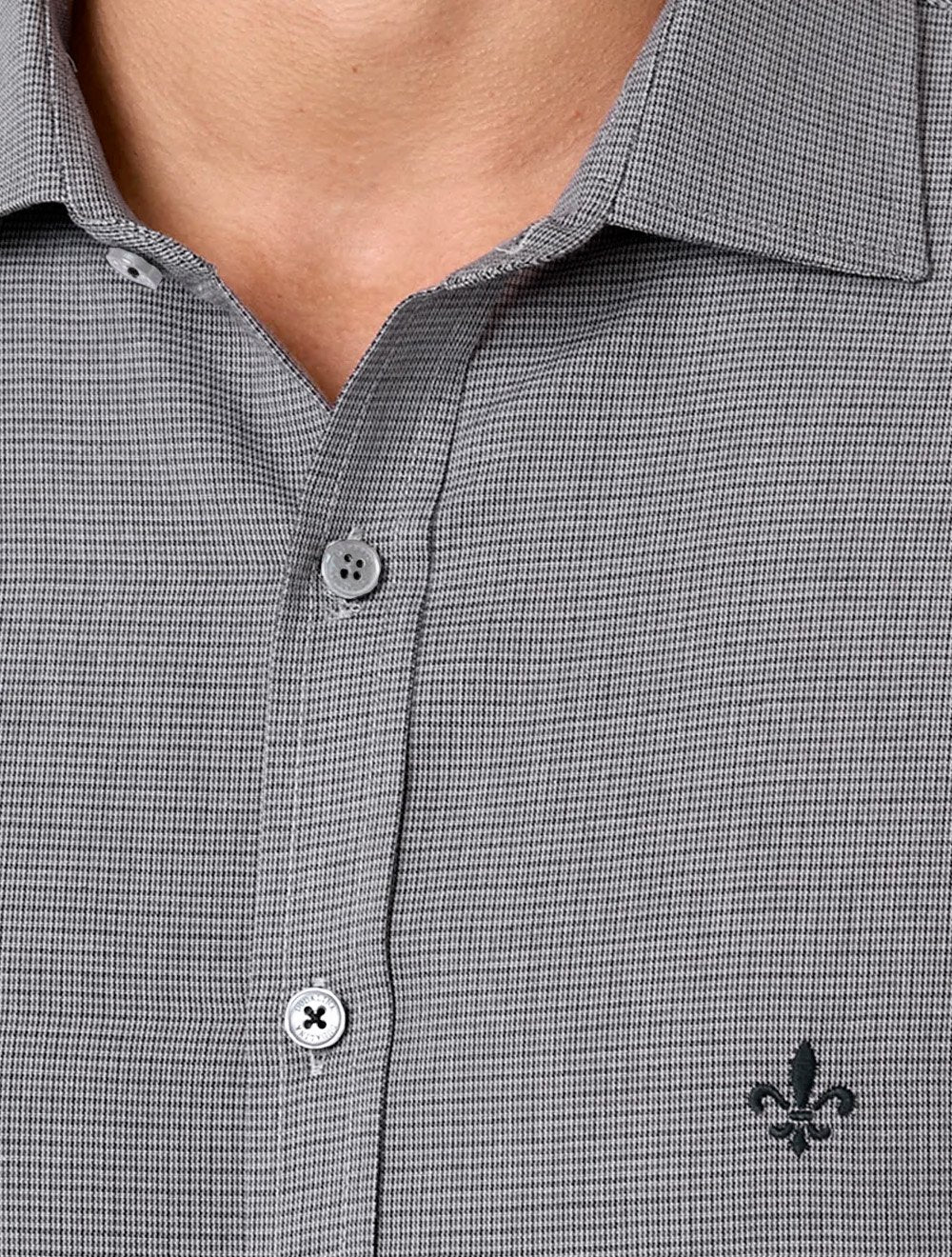 Camisa Dudalina Masculina Comfort Superfine Cotton Milano Azul Marinho