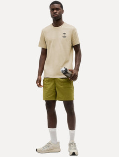 Camiseta Individual Masculina Slim Araucária Cáqui Médio