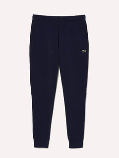 Calça Lacoste Masculina Slim Moletom Jogger Croco Azul Marinho