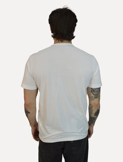 Camiseta Calvin Klein Masculina Piquet Orgânico Off Withe
