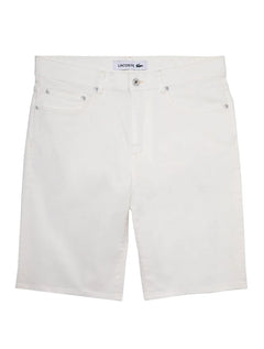 Bermuda Lacoste Masculina Jeans Essential Cotton Branca