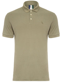 Polo Reserva Masculina Piquet Clássica Verde Militar