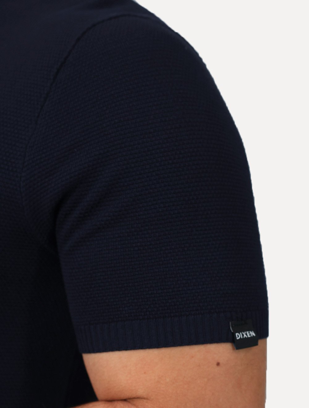 Polo Dixen Masculina Tricot Manga Curta Verde