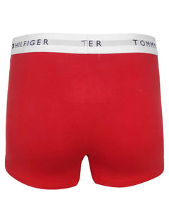 Cueca Tommy Hilfiger Cotton Stretch Boxer Trunk Vermelha/Marinho Pack 2UN
