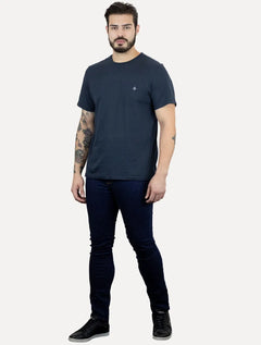 Camiseta Dudalina Masculina Basic Essential Blue Icon Azul Marinho