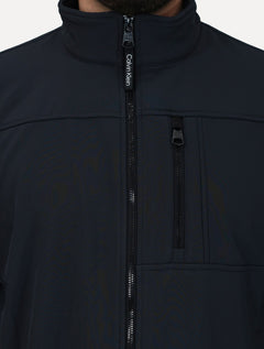 Jaqueta Calvin Klein Masculina Basic FullZiper Aquaguard Chumbo