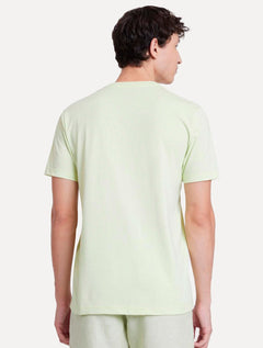 Camiseta Aramis Masculina Estampa Logo Rabisco Verde Claro