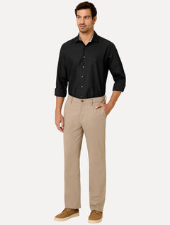 Camisa Dudalina Masculina Comfort Superfine Cotton Mono Logo Preta