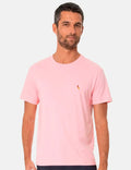Camiseta Reserva Masculina Gradient Woodpecker Rosa Claro