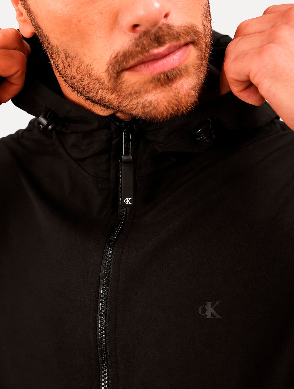 Jaqueta Calvin Klein Jeans Masculina CK Flex Preta