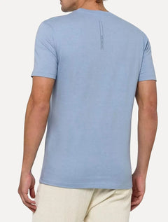 Camiseta Calvin Klein Jeans Masculina Self-Care Azul Claro