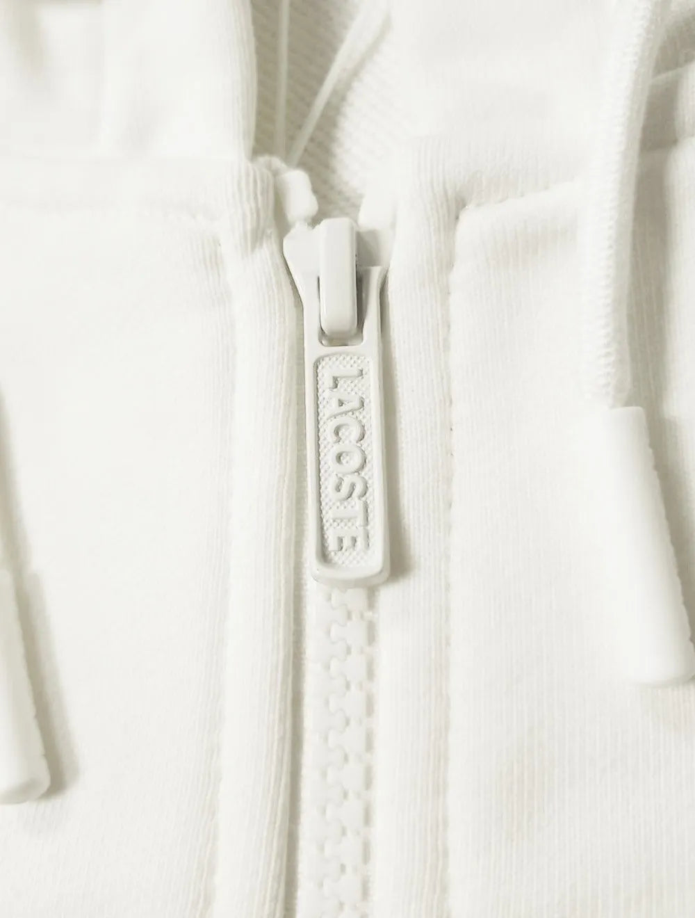 Moletom Lacoste Masculino Colorblock Zip-Up Hoodie Cáqui/Off-White