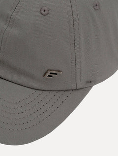 Boné Ellus Masculino Metal Logo Cinza