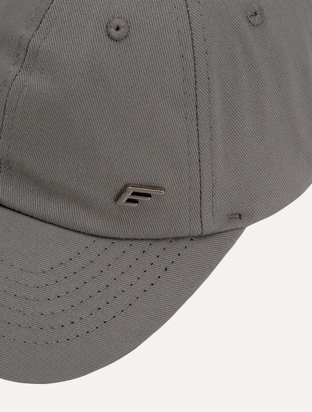 Boné Ellus Masculino Metal Logo Cinza