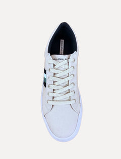 Tênis Calvin Klein Jeans Masculino Lona Rubber Off-White