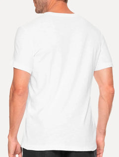 Camiseta Osklen Masculina Slim Rough Posto 7 Branca