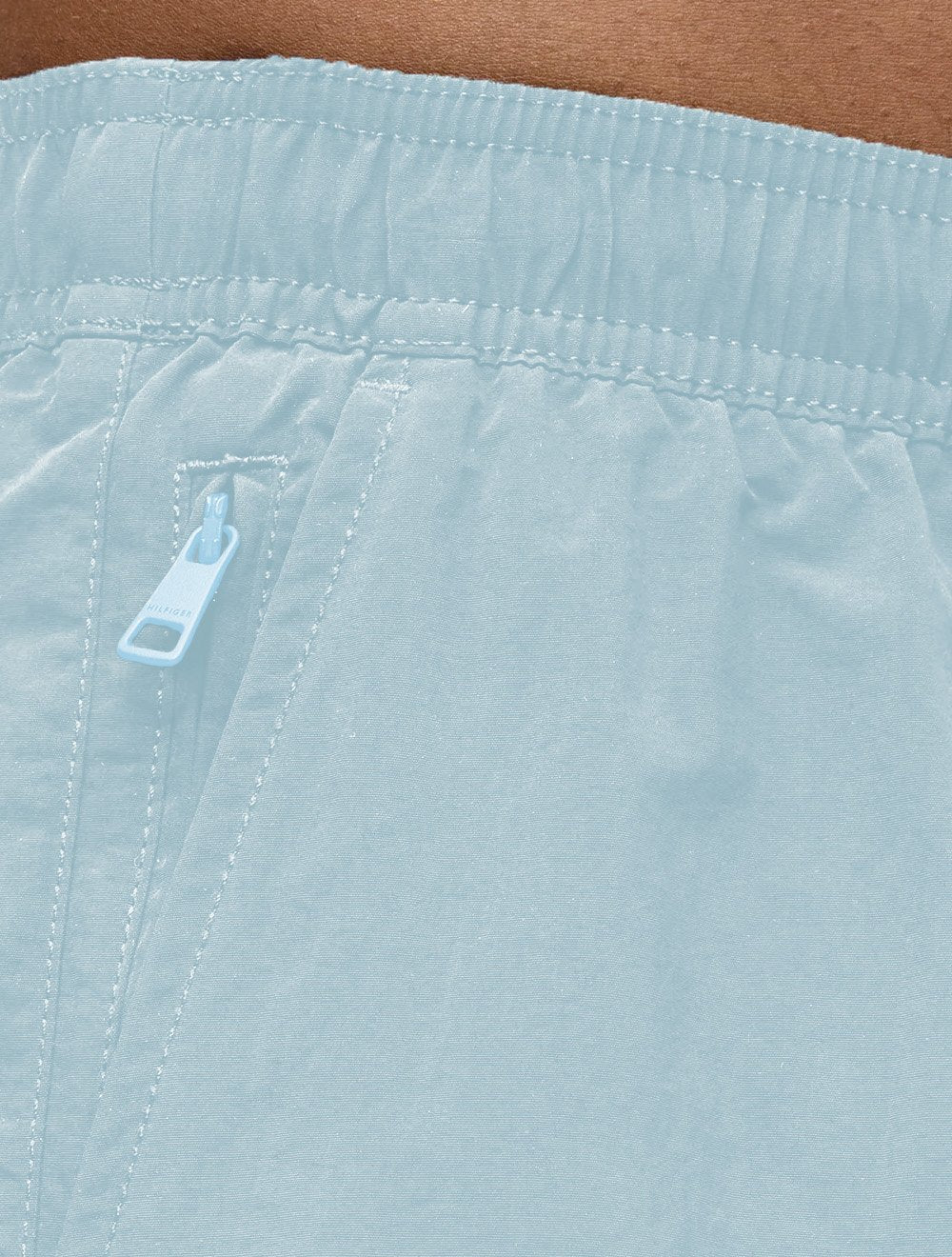 Short Tommy Hilfiger Masculino Medium Drawstring Zip Pocket Azul Claro