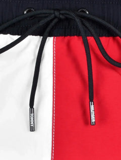 Short Tommy Hilfiger Long Drawstring Colourblock Sash Branco
