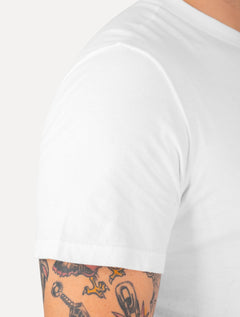 Camiseta Tommy Jeans Masculina Regular Spray Pop Logo Branca