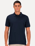 Polo Calvin Klein Piquet Regular Básica Friso Azul Marinho