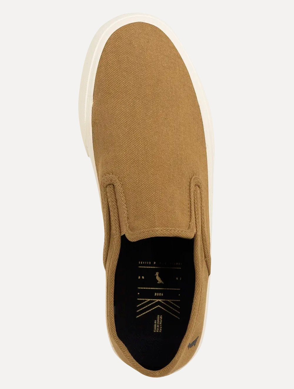 Tênis Reserva Masculino Slip On Mobi Marrom Claro