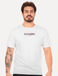 Camiseta Tommy Jeans Masculina Regular TJ RWB Flag Branca