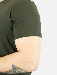 Camiseta Colcci Masculina Back To Basics Logo Verde Escuro