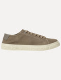 Tênis John John Masculino Couro Heaven Soft Suede Khaki