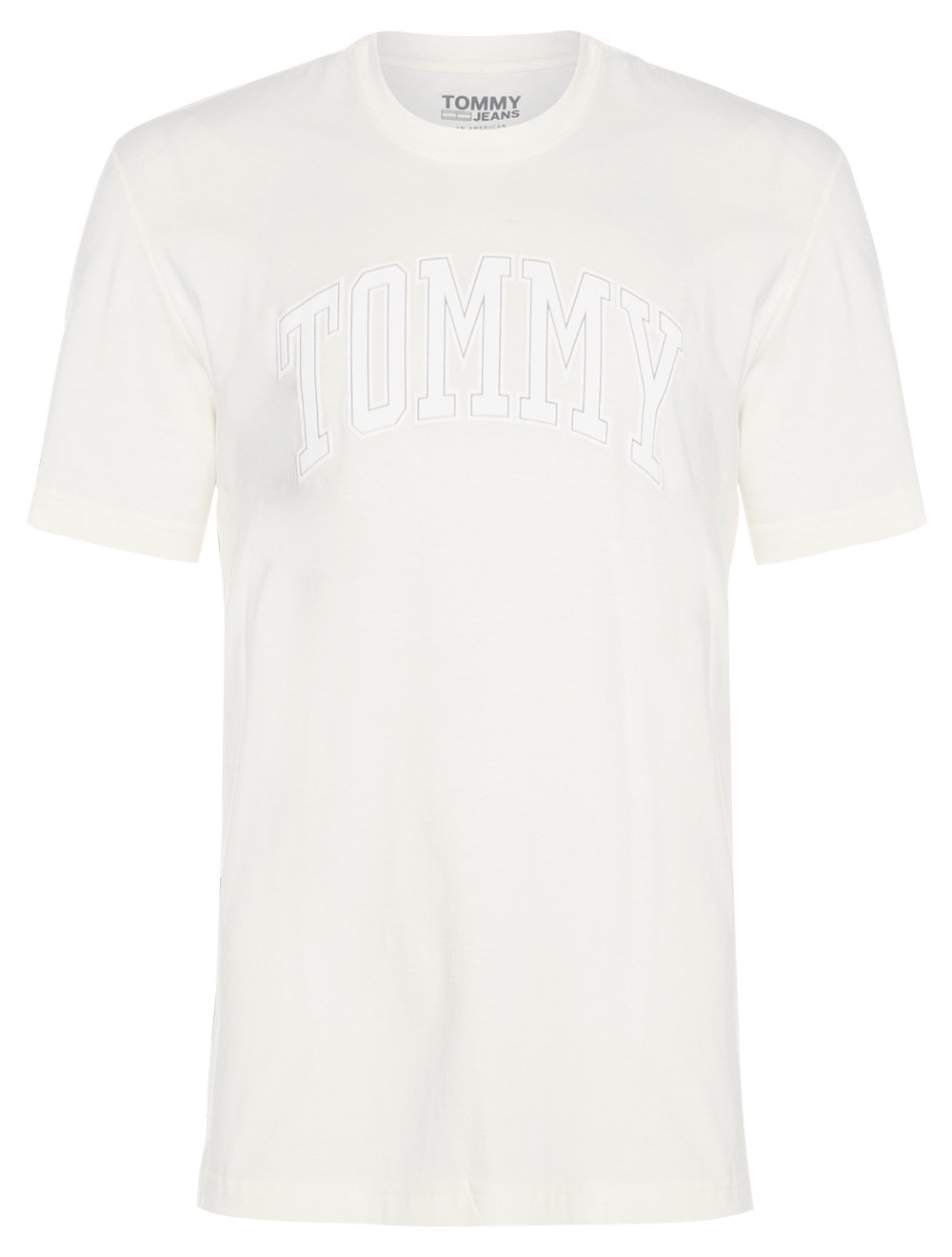 Camiseta Tommy Jeans Masculina Regular Collegiate Arc Branca