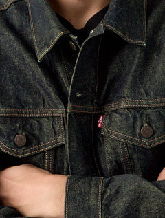 Jaqueta Levis Jeans Masculina Trucker Relaxed Verde