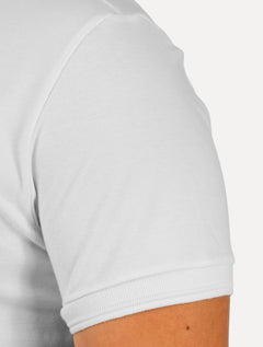 Polo Aramis Masculina Piquet New Classic Zíper Branca