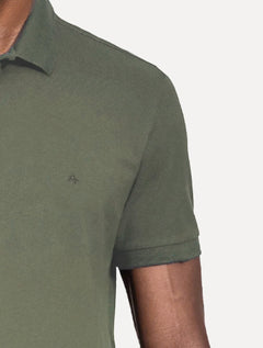 Polo Aramis Masculina Basic Piquet Mono Verde Claro