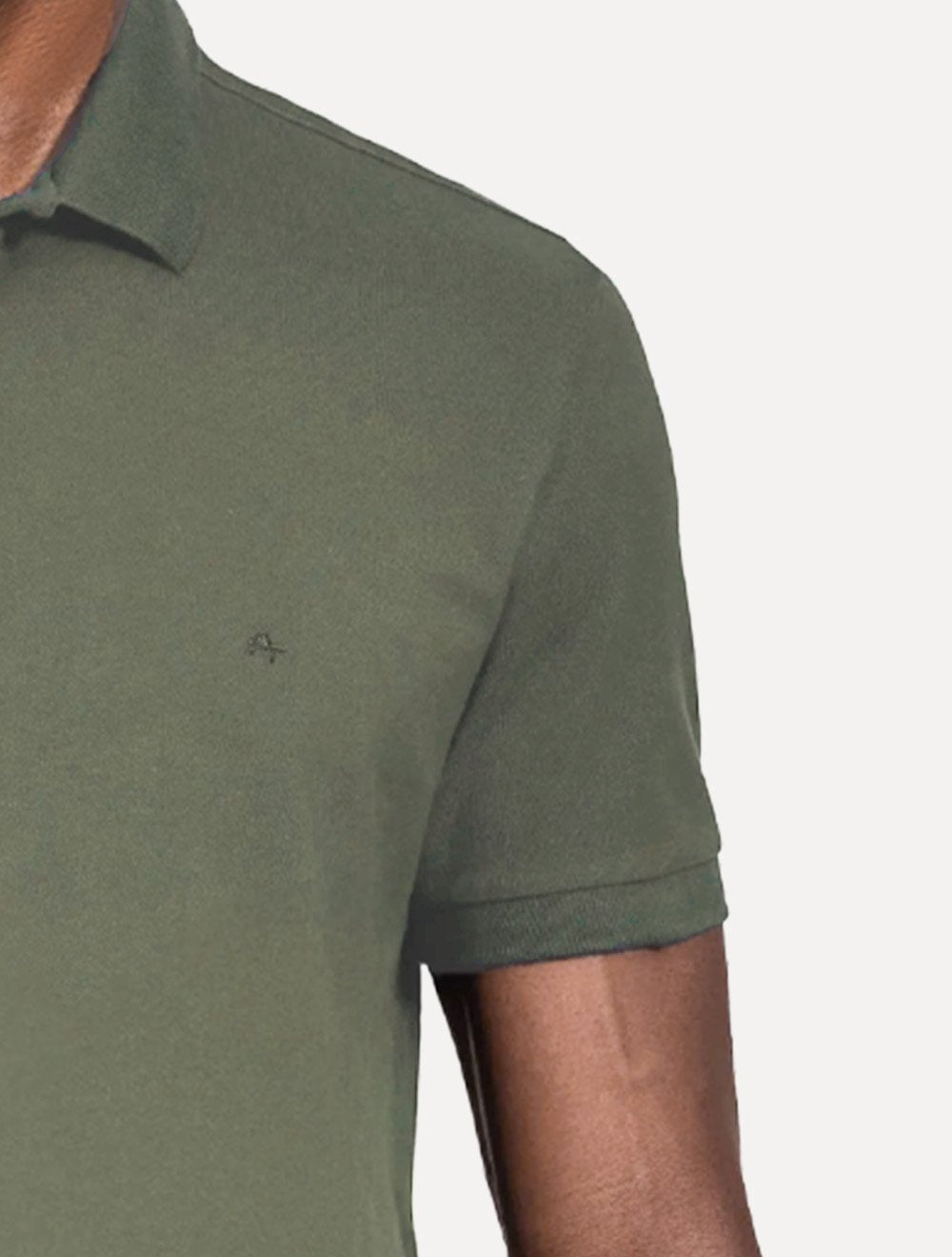 Polo Aramis Masculina Basic Piquet Mono Verde Claro