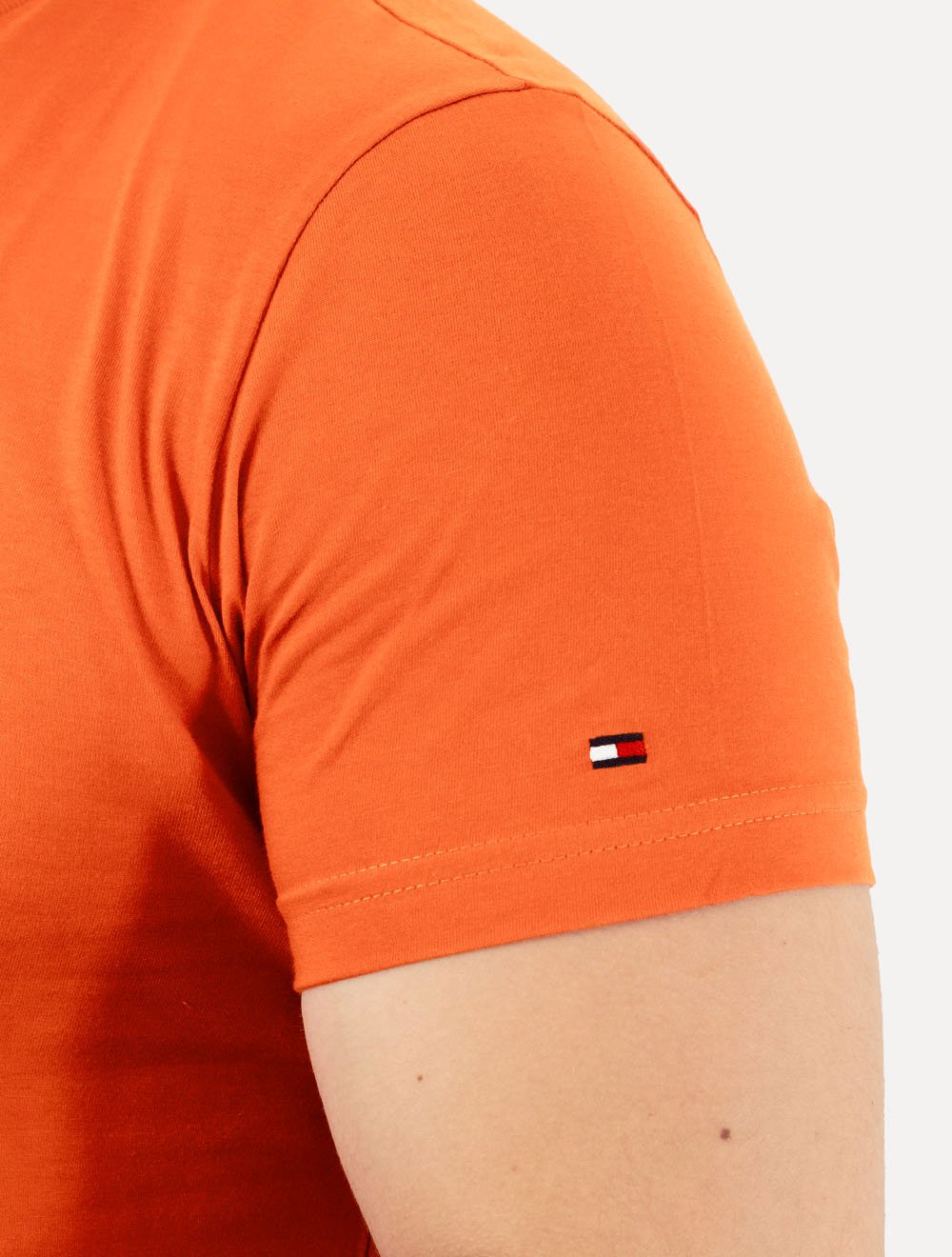 Camiseta Tommy Hilfiger Masculina Monotype All American Laranja