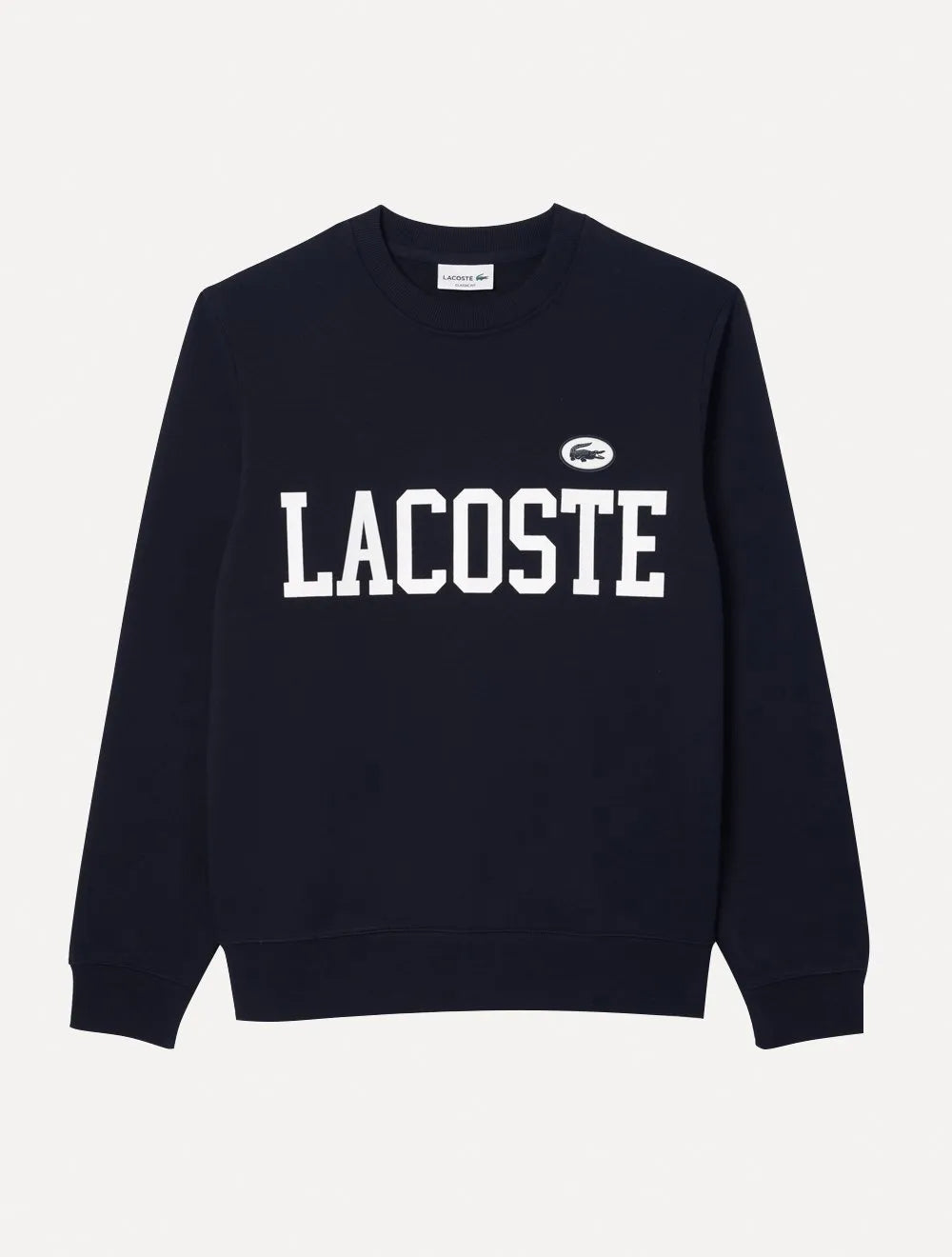 Moletom Lacoste Masculino Crewneck Classic College Azul Marinho