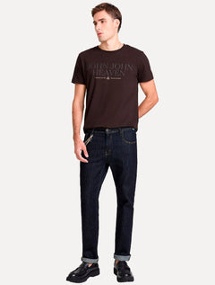 Camiseta John John Masculina Slim Fit Shape Marron