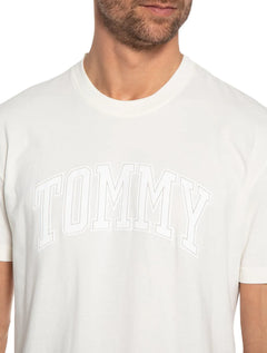 Camiseta Tommy Jeans Masculina Regular Collegiate Arc Branca