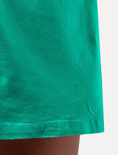 Bermuda Reserva Infantil Sarja Alfaiataria Verde Bandeira