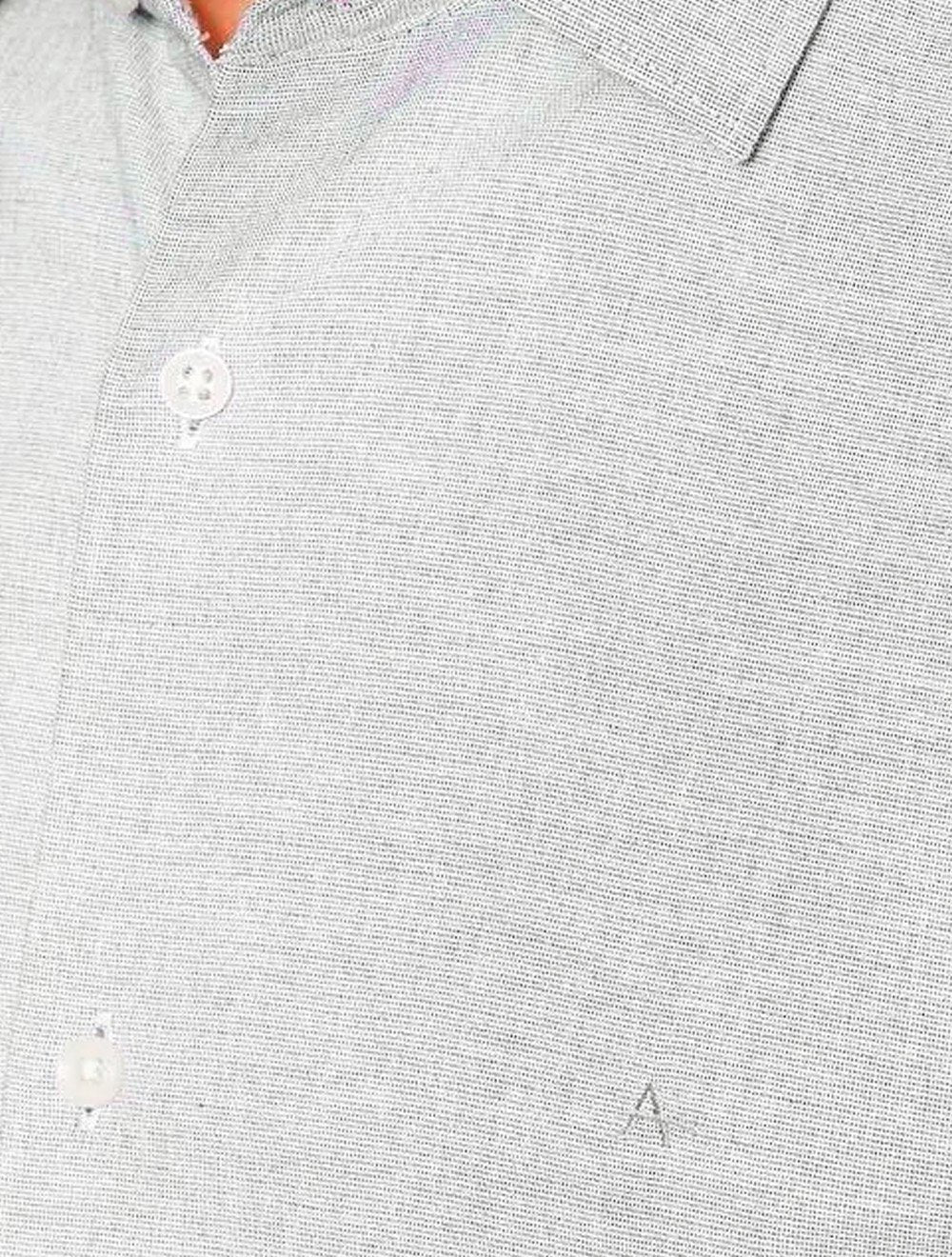 Camisa Aramis Masculina Manga Curta Slim Modal Boa Vista Cinza