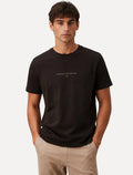 Camiseta Calvin Klein Jeans Masculina Committed to the Environment Marron Escuro