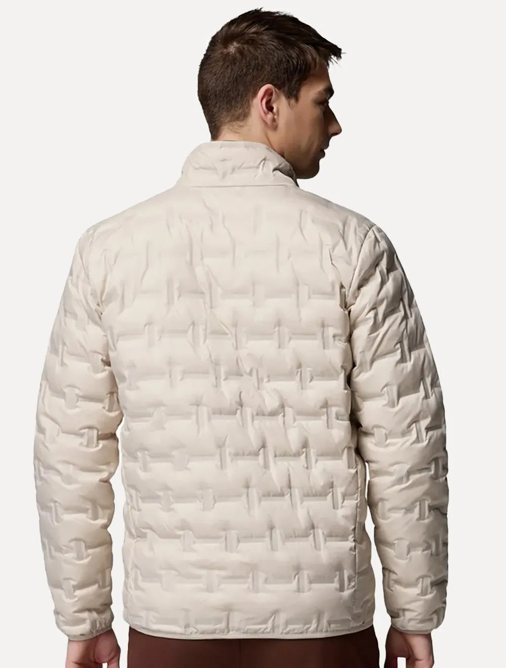 Jaqueta Columbia Masculina Delta Ridge II Down Sem Capuz Caqui Claro 