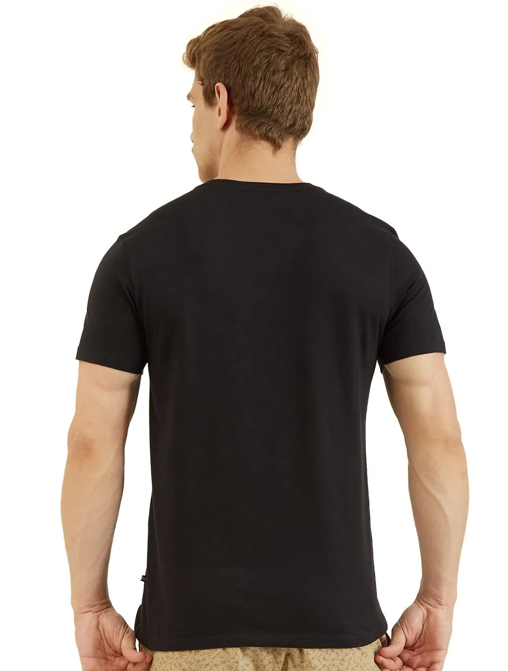 Camiseta Nautica Masculina Sailing N Icon 1983 Preta